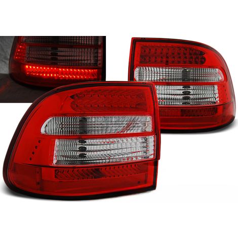 Paire de feux arriere Porsche Cayenne de 2002 a 2006 LED rouge blanc