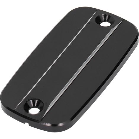 Bouchon Réservoir LiquiFrein Avant, Protecteur Réservoir Frein en Alliage D'aluminium Bouchon Réservoir LiquiFrein Avant Protecteur Couvercle en Alliage(le noir) Couverture pétrolière. (1/5)