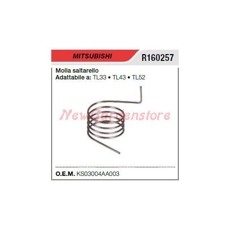 Molla saltarello avviamento MITSUBISHI decespugliatore TL33 43 52 R160257