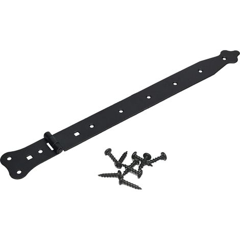 Charnière de portail fine - 420 mm - Penture de porte de jardin (1/5)