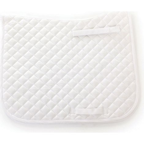 Protège-selle Hyspeed pour l'entraînement des poneys, blanc.