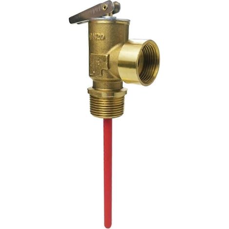 Soupape de décharge automatique pour VR 3/4 pouce NPT pour chauffe-eau, soupape de décharge de température et de pression 150 PSI bs (1/5)