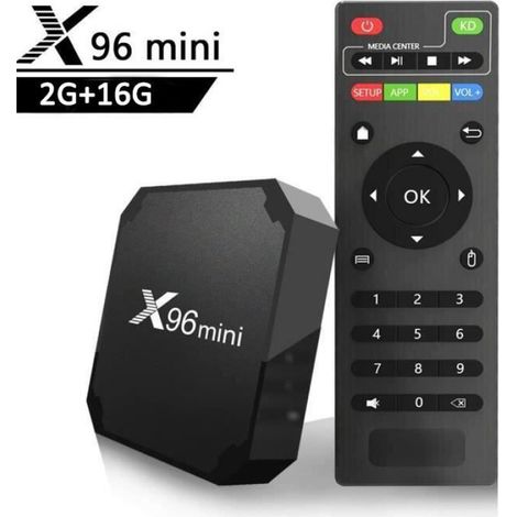 X96 MINI TV BOX 2GO + 16GO Android 9.0 Multi-Core 64bit 4KHD 2.4G (1/4)