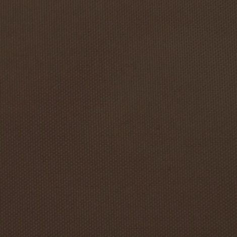Toile de parasol triangulaire en tissu Oxford, 3 x 3 x 3 mètres, marron (1/5)