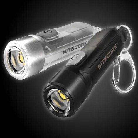 300 Lumens LED Keychain Flashlight, Outdoor USB Rechargeable Light (1/2)