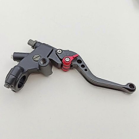 Ensemble de pièces de frein à tambour avant modifié pour moto CG125, compatible avec Wuyang Honda WY125 (guidon court noir). (1/5)