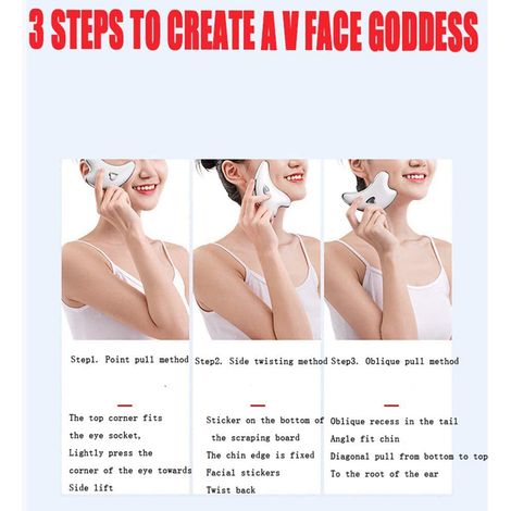 Appareil de massage Gua Sha électrique pour le visage et le cou, outil de massage Gua Sha pour le visage et le cou, outil de raclage du visage (1/5)