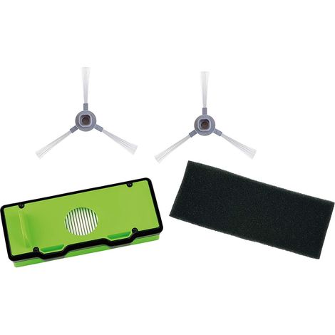 Rowenta Set de 2 Cepillos Laterales y 2 Filtros de Alta Eficiencia ZR177002