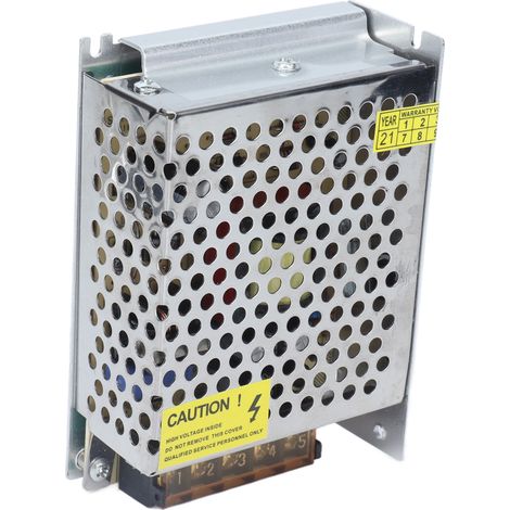 Alimentation à découpage DC S-50-24 50W 24V 2A 110V/220V pour bandeau LED écran CCTV imprimante 3D boîtier aluminium (1/5)