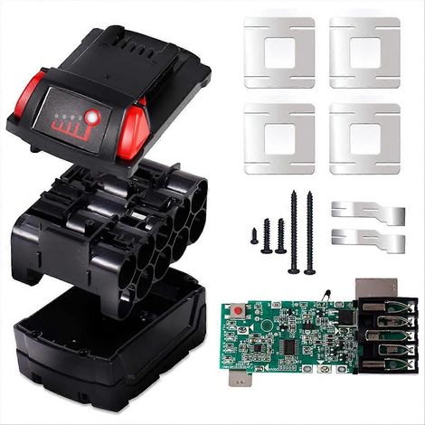 Boîtier de remplacement pour batterie 18650 (boîtier en plastique cassé) (1/5)