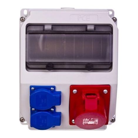 DISTRIBUTEUR STATIONNAIRE LUBLIN 16A/5P 2 X GS NON PROTÉGÉ IP44 9035003W PINCE 590771149712 PCE