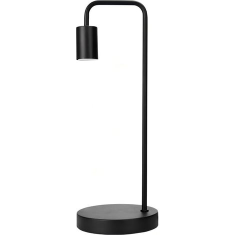 Pied de Lampe Métal Noir Style Nordique Minimaliste - Douille E27 - Sans Ampoule - Max 60W