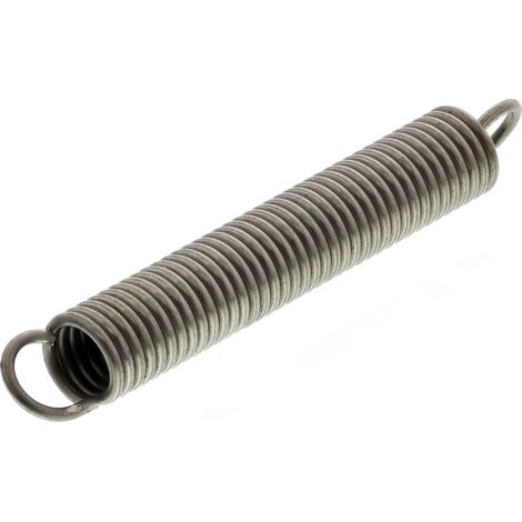 Rs Pro – Ressorts de traction en acier inoxydable 34.5mm – Lot de 10 – Résistance élevée pour applications industrielles – Tension initiale 18.8 N - 5mm5mm