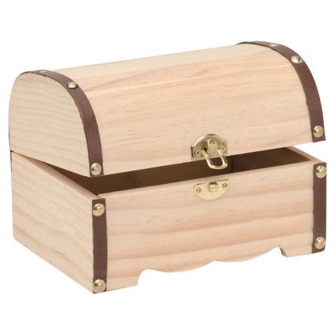 Glorex Schatztruhe 18 x 13 x 12,5 cm Bastelmaterial