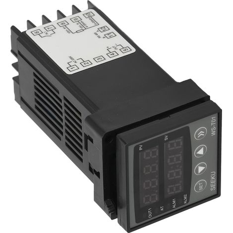Régulateur de température PID à affichage numérique, boîtier ABS, contrôle intelligent de la température, alimentation CC 24 V (1/5)