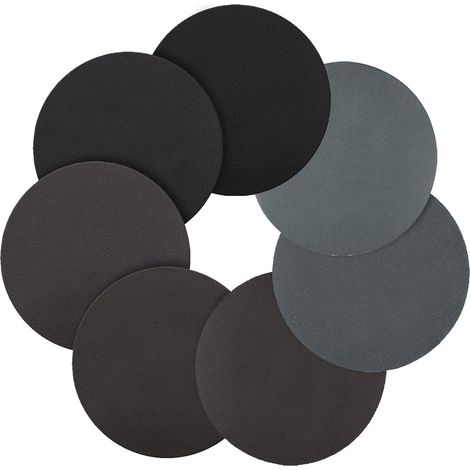 APEX 35 Pièces 125mm Disques de Ponçage Papier Abrasifs 320/400/600/800/1000/1200/1500 Grain pour Poncer/Polir/Dérouiller pour Ponceuse Excentrique (1/5)