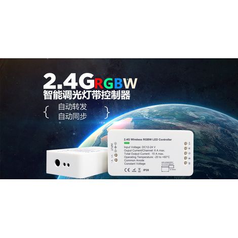 Seven-color LED strip controller with smooth transition/RGB jump, RGB group controller