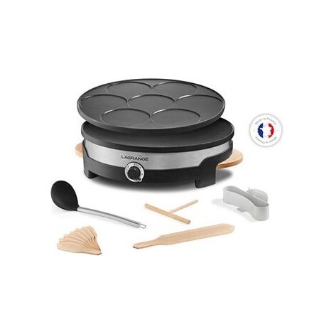 Crêpesmaker - Lagrange - Tradi'® Duo - 1500 W - Schwarz - Antihaftbeschichtung