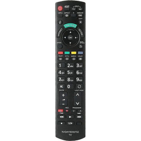 Nouvelle télécommande n2qayb000752 pour téléviseur Panasonic TX-L42ET5, TX-L42ETW5 et TX-L47ET5 (1/4)