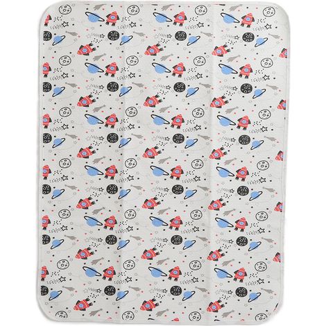Tapis d'urine en coton épais imperméable, lavable 70x90cm, alèse pour bébé et personne âgée (1/5)
