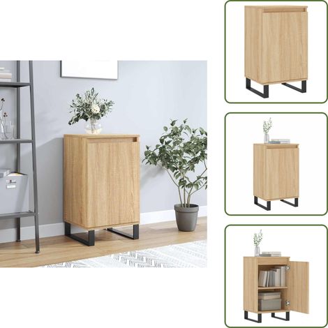 The Living Store Sideboard Sonoma-Eiche 40x35x70 cm Holzwerkstoff - Sonoma-Eiche (1/5)