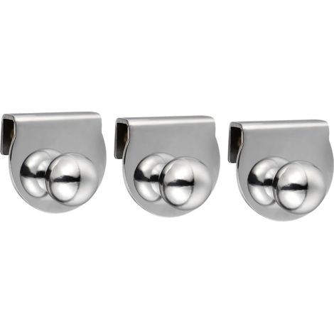 3-teiliges Glastürgriff-Set, kein Bohren erforderlich, glänzender Glasgriff für Küche und Bad, schnelle und einfache Montage (1/5)