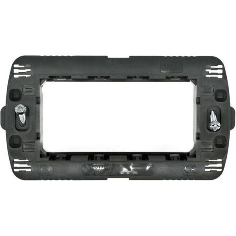 Mapam Serie elettrica Frutti Compatibili serie Bticino Light (ART)  Supporto 4 moduli
