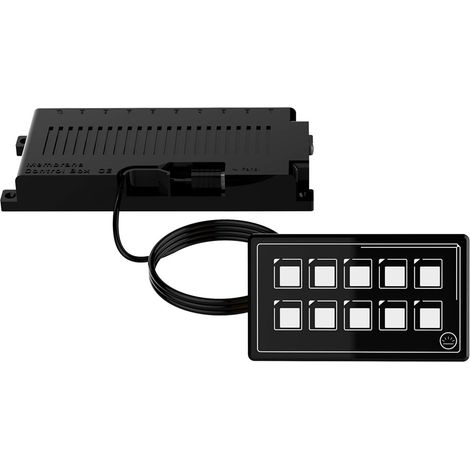 Panneau de commande à membrane universel 10P pour voiture, avec module de rétroéclairage, accessoires électroniques tactiles LED, câble USB PPTC intégré, étanche IP67 (1/5)