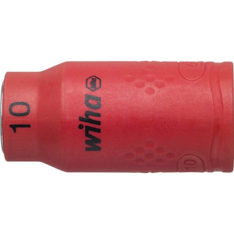 Wiha Douille pour clé à douille isolée Six pans mâle 3/8" 10.0 mm (43066)