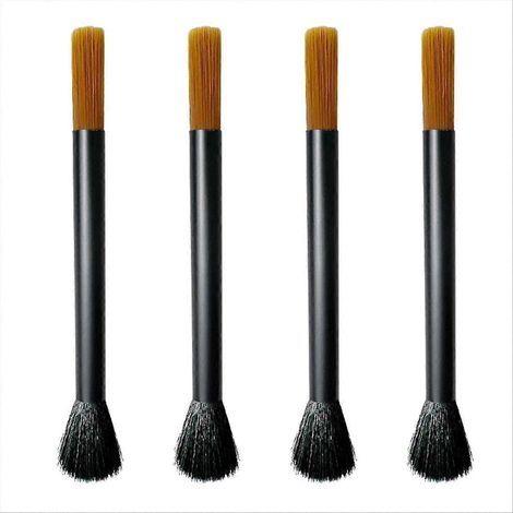Brosse à café à manche en aluminium, brosse à poudre de café, brosse de nettoyage, brosse pour machine à café, brosse double tête pour moulin à café (1/5)