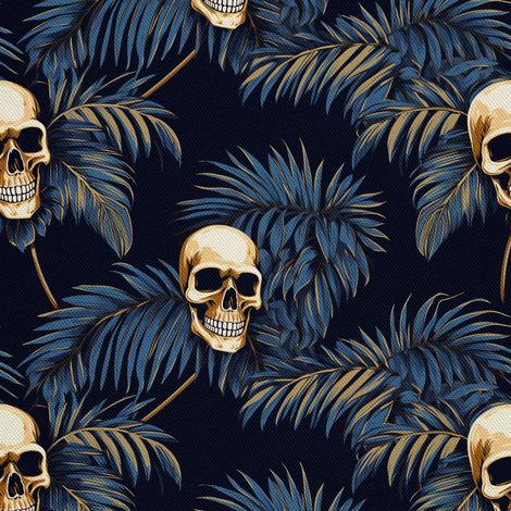 Tela Oxford decorativa para exteriores - Motivo de calavera I DX4108 (1/5)