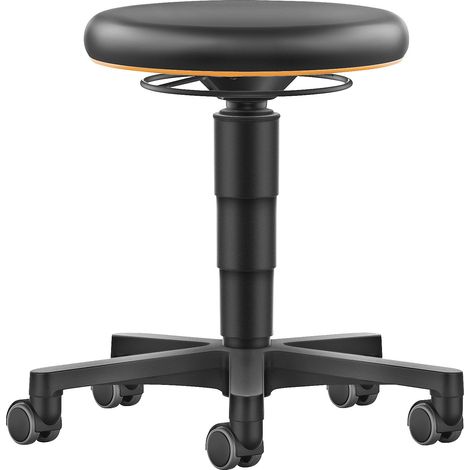 bimos, Tabouret Allround, avec roulettes, similicuir, anneau