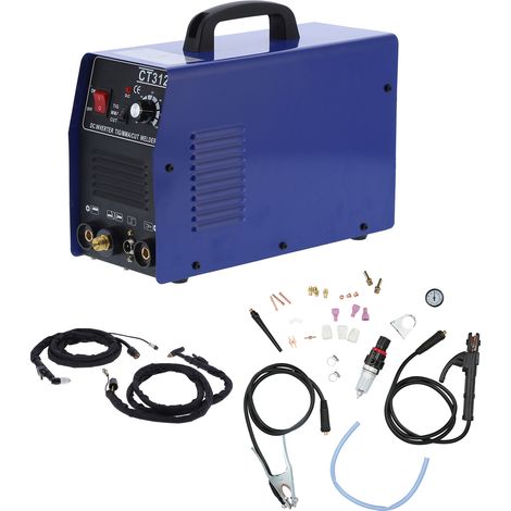 Poste à souder 3-en-1 CT312EU 220V : Découpeur plasma DC, soudeur TIG, MMA (stick) avec prise européenne - Machine de soudage et découpe polyvalente (1/5)