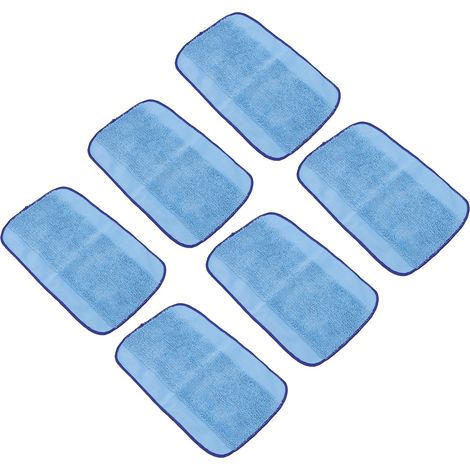 Packung mit 6 waschbaren und wiederverwendbaren Reinigungstüchern aus feinen Fasern für Staubsauger 380t, 320, 4200 und 5200C. (1/5)