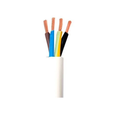 PRZEWÓD MIESZKANIOWY H03VV-F OMY 4X0.75 BIAŁY 300/300V - 100.0 MB - E113DC-YY001