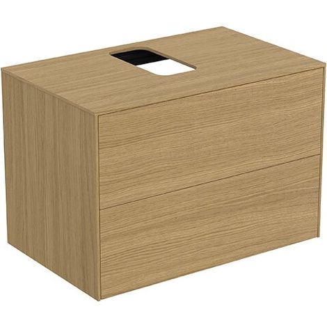 IDEAL STANDARD T3941Y6 Armoire sous lavabo Conca, 2 tiroirs (1/2)
