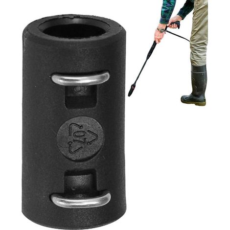 Adaptateur de tuyau de lavage à pression, raccord de joint de tuyau, extension de tuyau d'eau, raccord rapide compact, idéal pour les terrasses, le jardin et l'extérieur (1/5)