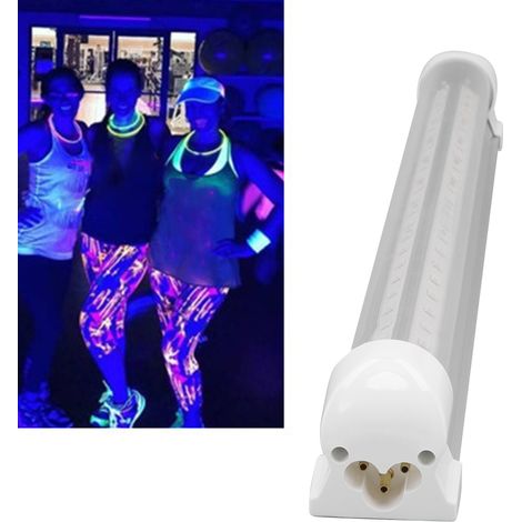 Lampe UV portable à 48 LED pour le nettoyage des taches, la détection de peinture néon, le séchage d'adhésifs UV et l'éclairage de scène. (1/5)