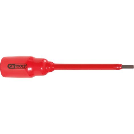 Douille tournevis 1/2" avec revêtement isolant pour vis à six pans creux, 10 mm, longueur 267 mm (1/2)