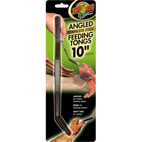 Pinzette Angled Stainless Steel Tongs 25cm