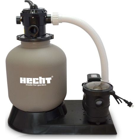 Hecht 302016 Système de filtre à sable de piscine débit max.14,4 m3/h 550 W Capacité de sable 45kg (1/5)