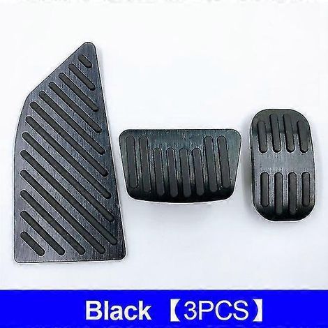 Repose-pieds, pédales d'accélérateur et de frein en aluminium pour Toyota C, HR, AX10 et AX50 (2016-2022) Accessoires - AT 3 pièces Noir (1/5)