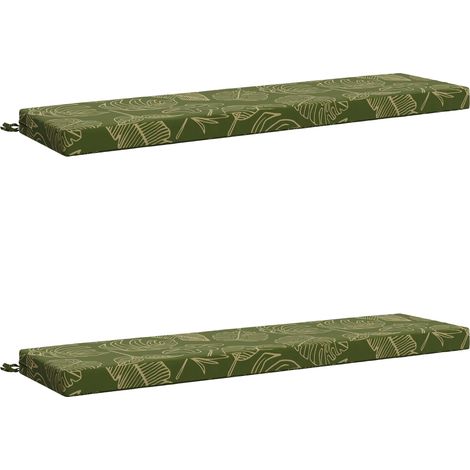 Coussins de banc 2 pièces SOEST 2 pc 100 % polyester vidaXL