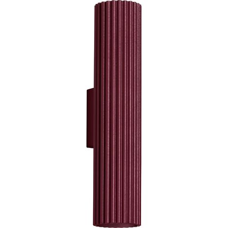 Wandleuchten Karbon burgund 2xGU10 6.5cm Aluminium Sollux (1/5)