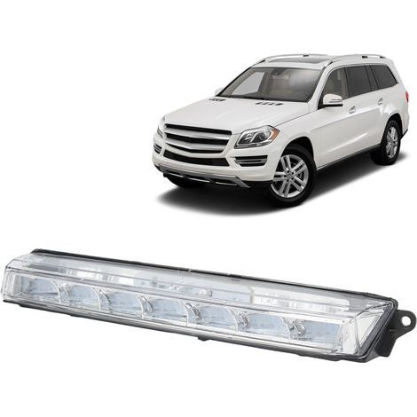 Luz diurna impermeable para Mercedes Benz X164 GL320 GL350 GL450 GL550 2007-2013, lado derecho, número de pieza 1649060451 (1/5)