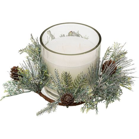 Scatola di candele centrotavola gm con foglia 270g - Feeric lights & christmas (1/2)