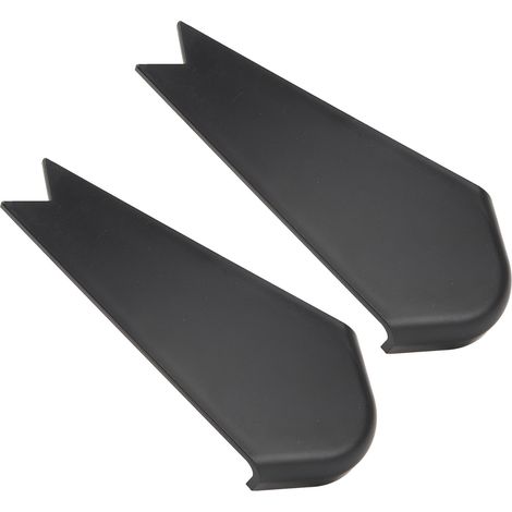 Set mit 2 verschiebbaren Eckenschützern für Wohnmobile, stoß- und farbbeständig, dekorativ, für Wohnwagen und Anhänger, schwarz. (1/5)