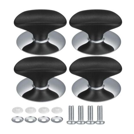 BUNTHAUS 4 Pièces Boutons de Couvercle Poele, Casserole Couvercle Boutons, Bouton de Remplacement de Couvercle Cuisine pour Couvercle Verre, Poignée de Casseroles et Poêles (1/5)