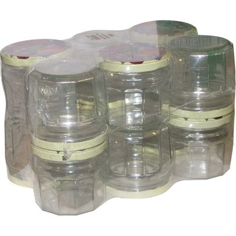 BOUCHONNERIE JOCONDI - Pack 12 confituriers 340ml couvercle décor fruits