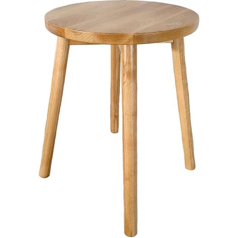 ANDREA HOUSE MU75046 Taburete Madera Roble Ø33X45Cm - ref: MU75046